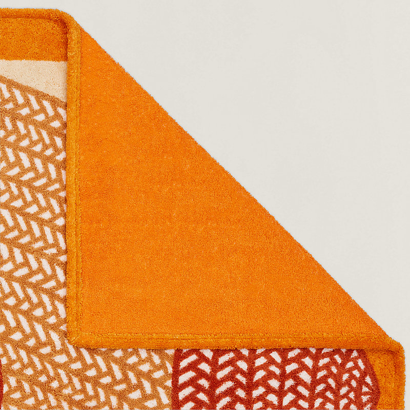 HERMES∽Tapis de plage Poisson Natte∽ビーチ マット ポワソン エルメス TAPIS DE PLAGE ビーチタオル ブランケット ポワソン